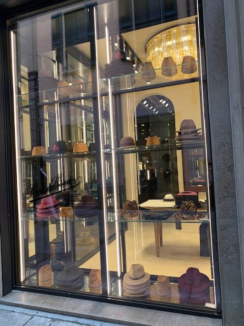 Boutique Borsalino in Milan