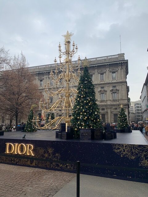 Christmas Tree DIOR in Milano