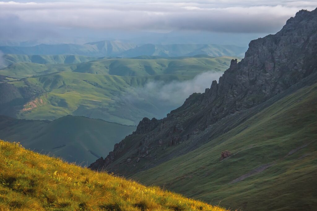 The Caucasus Mountains in Georgia